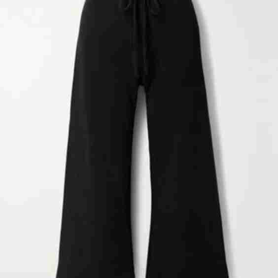 Kiki Cropped Voile-Trimmed Cotton-Jersey Track Pants