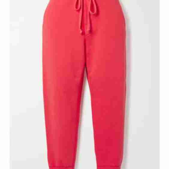 Nolan Cropped Cotton-Jersey Track Pants