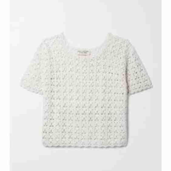 Odette Crocheted Cotton Top