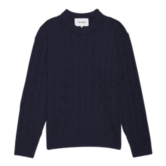 Cashmere Cable Crewneck