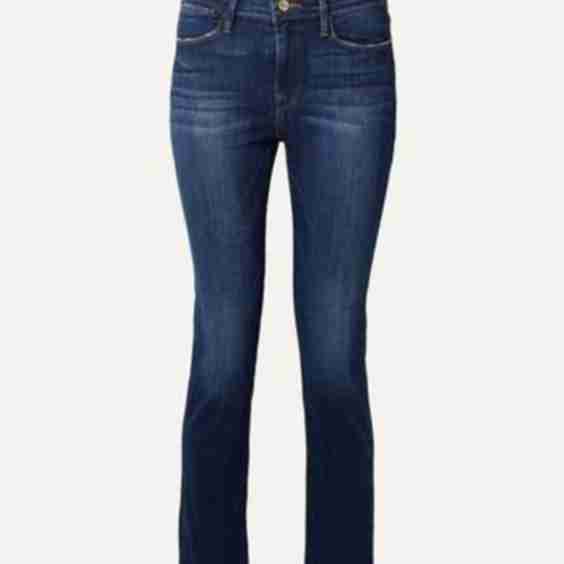 Le High Cropped Straight-Leg Jeans
