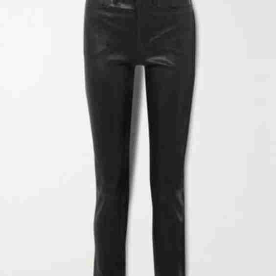 Le Sylvie High-Rise Slim-Leg Leather Pants