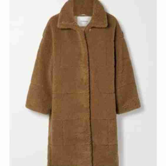 Recycled Faux Shearling Coat