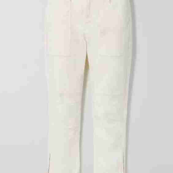 Paneled Stretch-Cotton Twill Tapered Pants