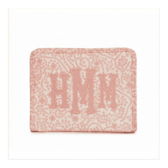 Taffy Gingham Laminate Vanity Bag