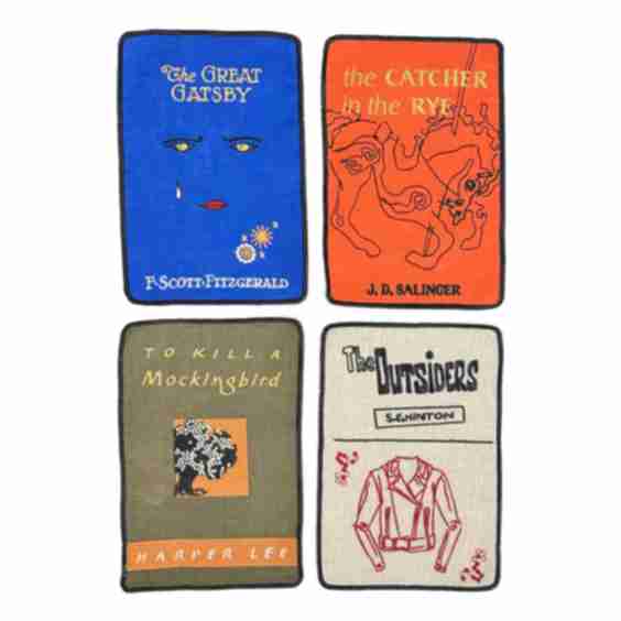 Great Books Cocktail Napkins, Set of 4
