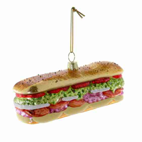 Sub Sandwich Ornament
