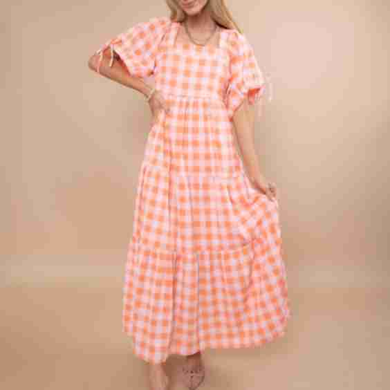 Savvy Checkered Dress