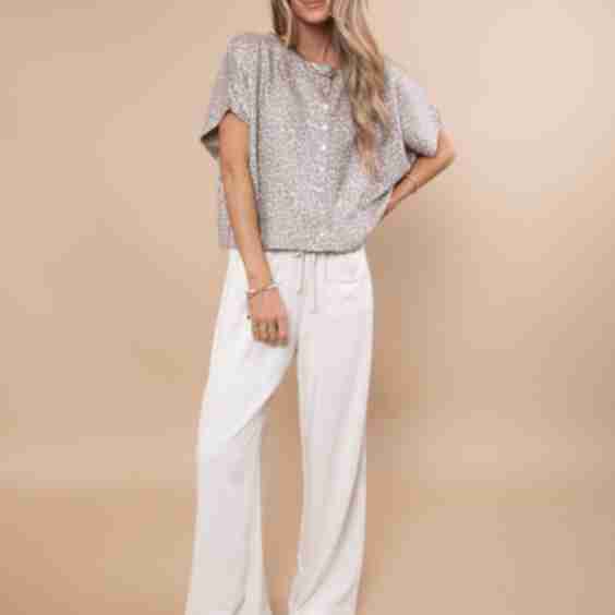 Leopard Button Up Top