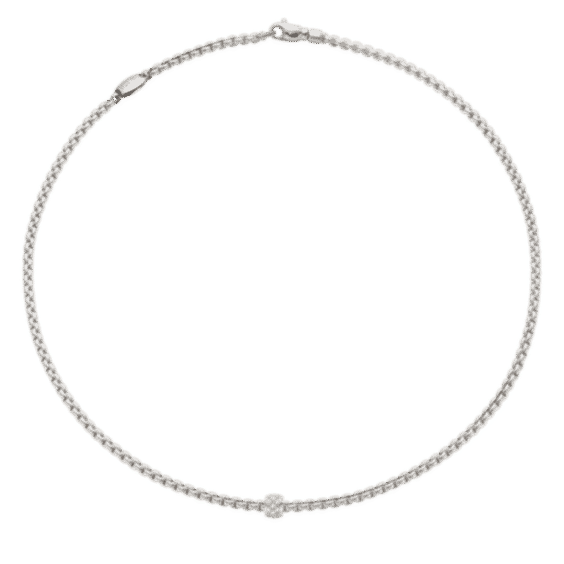 Eka Necklace with Diamond Pave