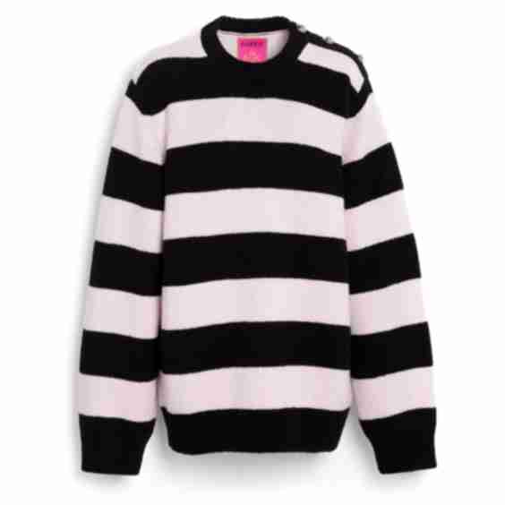 Sofia Coppola Button Detail Cashmere Sweater