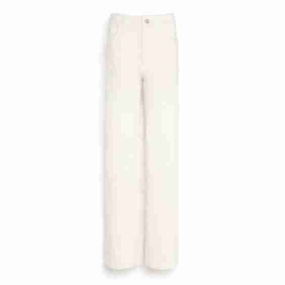 Cashmere and cotton denim pant
