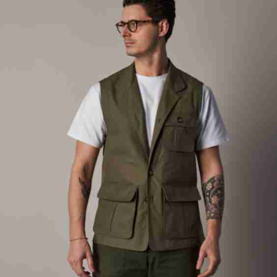 V 090 Utility Vest Green