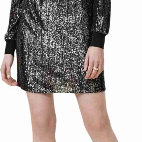 Solstice Sequin Long Sleeve Dress