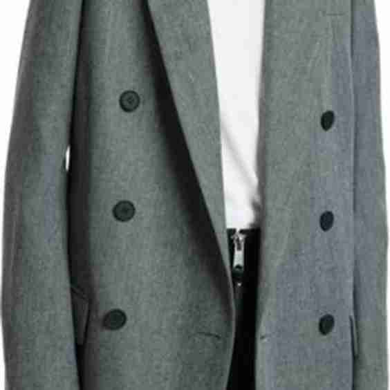 Astrid Oversize Herringbone Double Breasted Blazer