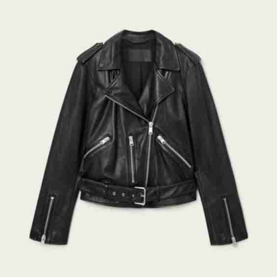 Balfern Leather Biker Jacket