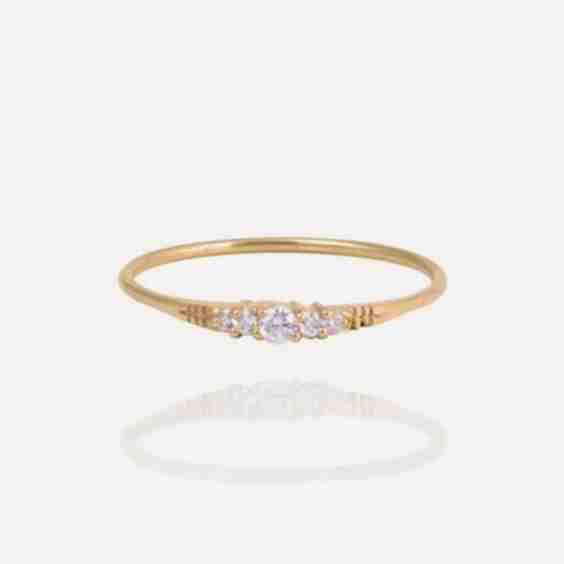 18ct Gold Valentina Five Stone Diamond Ring