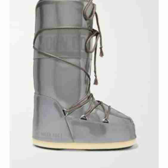 Glance Metallic Rubber Snow Boots