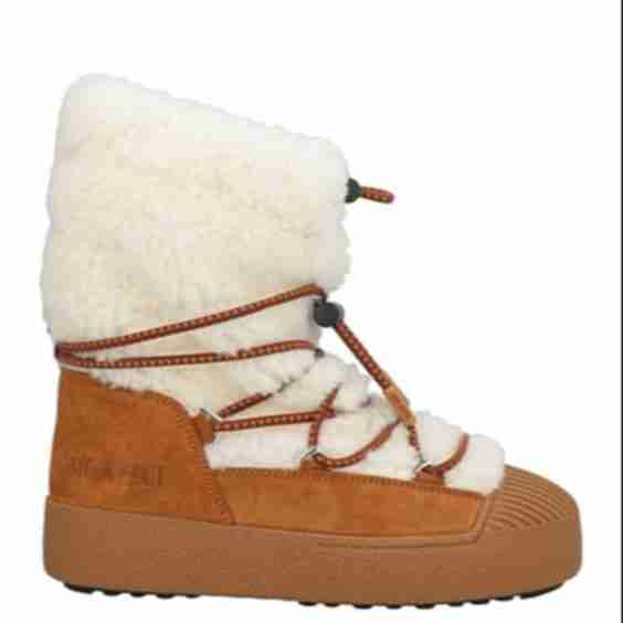 LTrack Shearling and Suede Ankle Boots