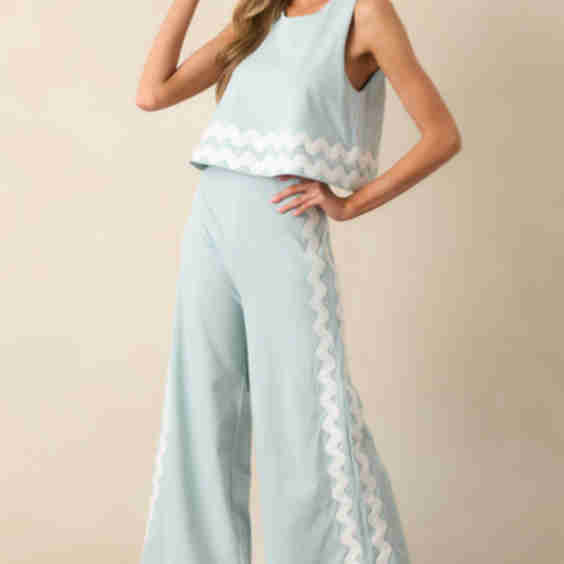 Kayla Ancient Waters Cotton Jumpsuit