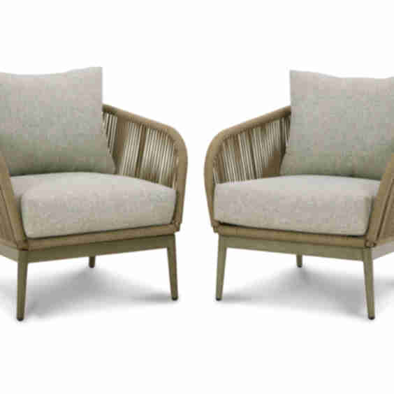 Swiss Valley Outdoor Lounge Chair, Set of 2