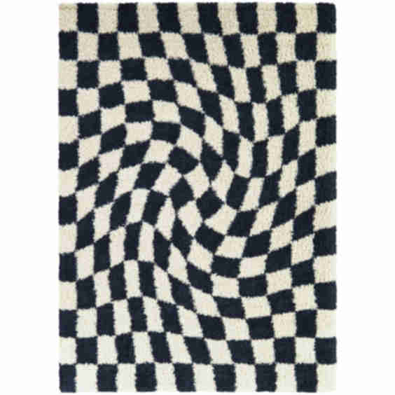 Balta Luther Modern Checkered Shag 7' 10" x 10' Area Rug