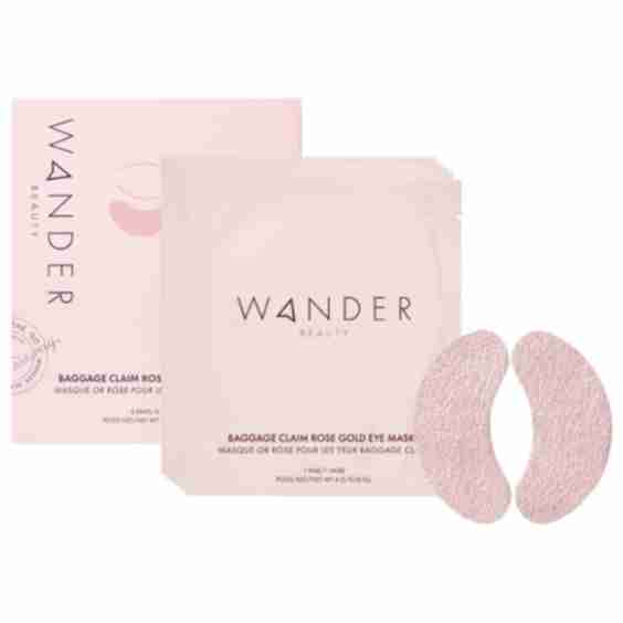 Baggage Claim Eye Masks - Rose Gold