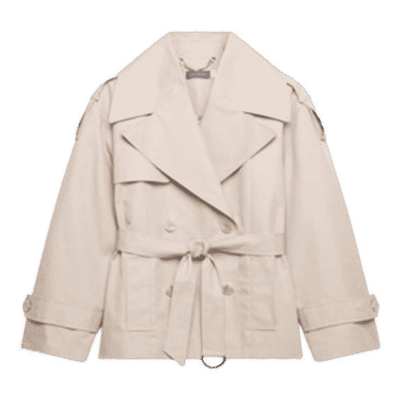 Neutral Short Trench Jacket