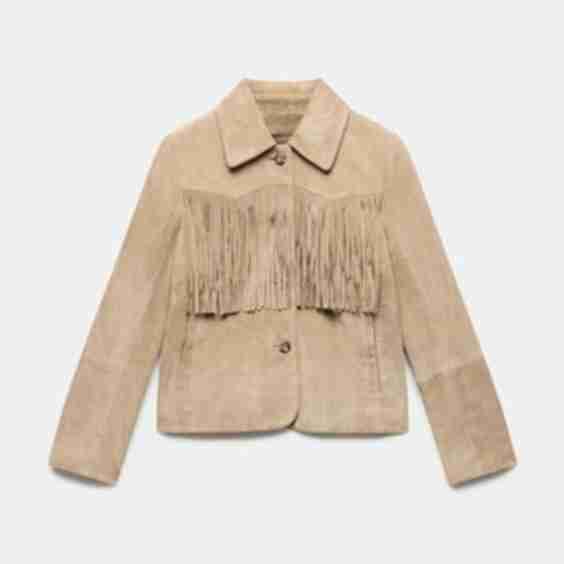 Suede Fringed Jacket