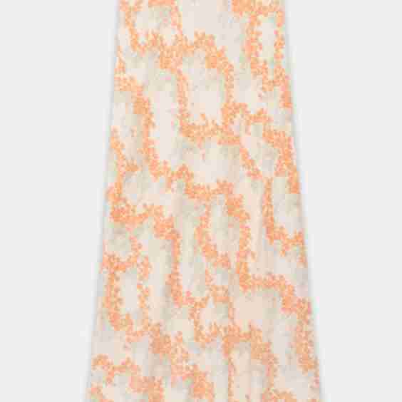 Print Slip Skirt