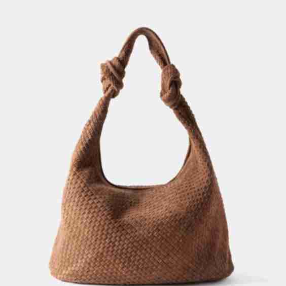 Nora Woven Knot Detail Bag