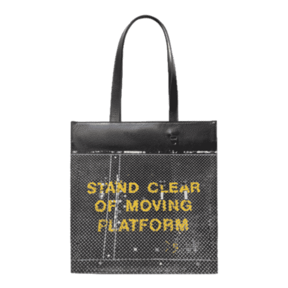 Marko Black Leather Tote Bag