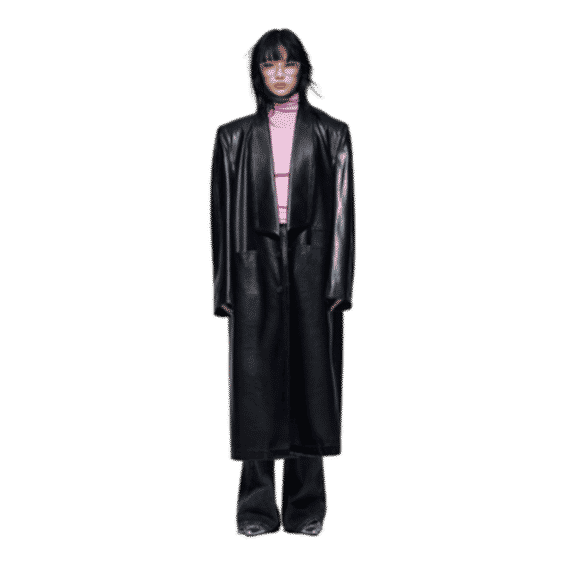 Leather Trench Coat