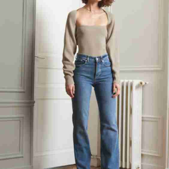 Two-Piece Knit Top