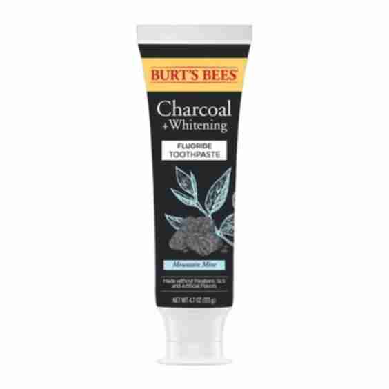 Charcoal + Whitening Mountain Mint Toothpaste With Fluoride