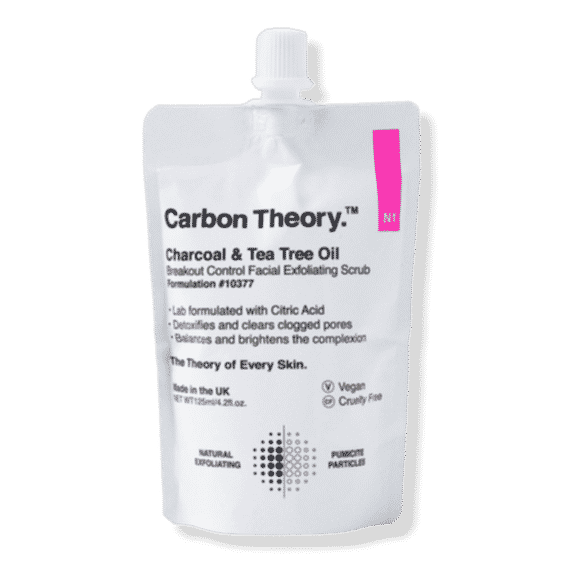 Charcoal & Tea Tree Oil Breakout Control Facial Exfoliating Scrub