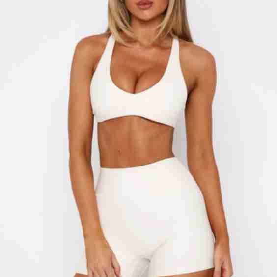 Energize Me Sports Bra Cream