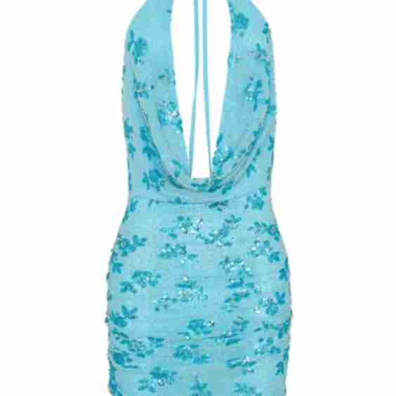 Barcelona Dreams Beaded Mini Dress