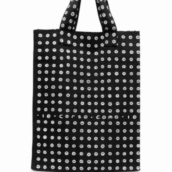 Polka Dot Print Tote Bag