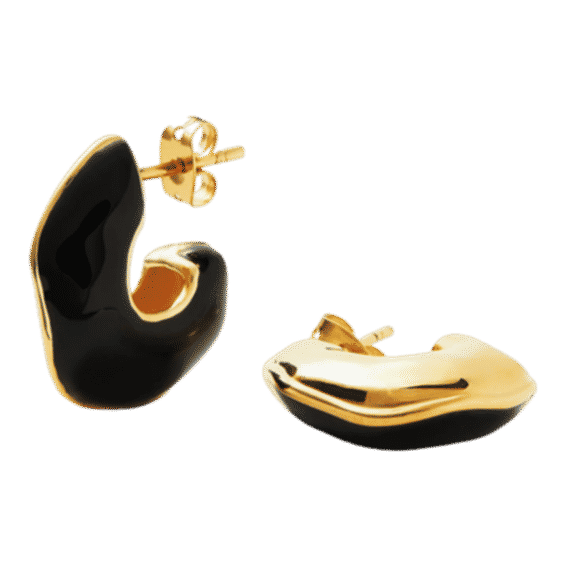 Squiggle Hoop Earrings