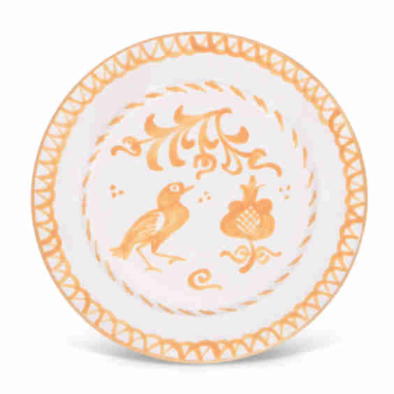 Dinner Plate with Traditional Designs
