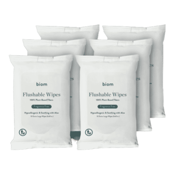 Flushable Wipes - Travel Packs