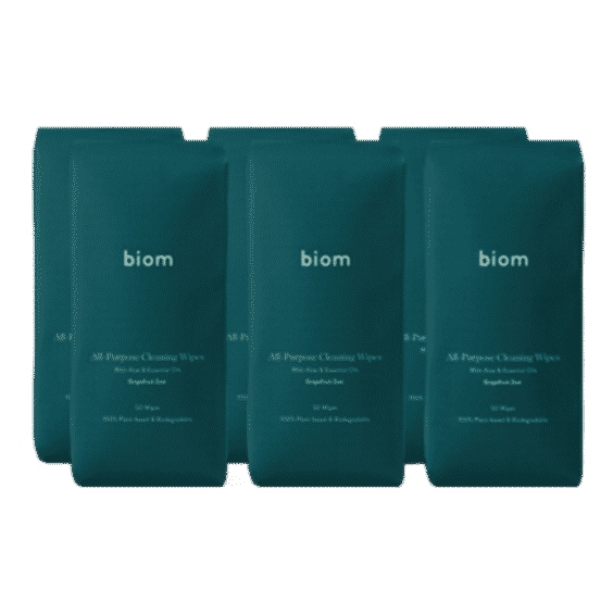 All-Purpose Wipes - Biom Home Refills - 300 Count (6 Pack)
