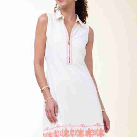 Celeste Jersey Dress Antique White