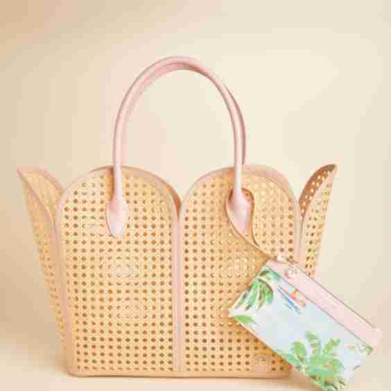 Splash Cane Small Beach Tote Coastal Dreams Bag