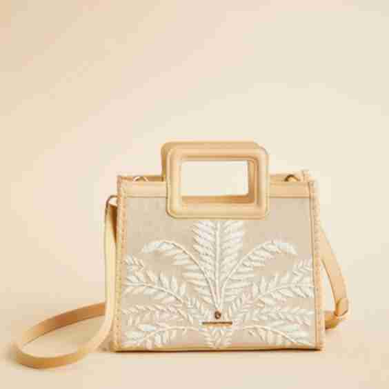 Raffia Crossbody Palm Reed