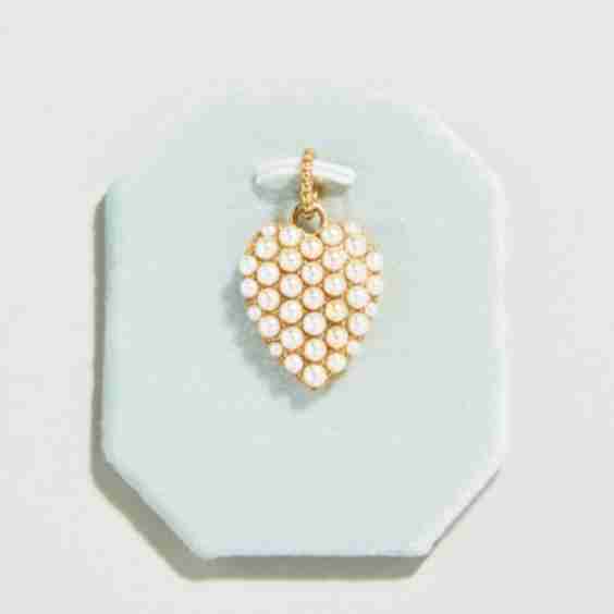 Uniquely You Charm Heart/Pearl