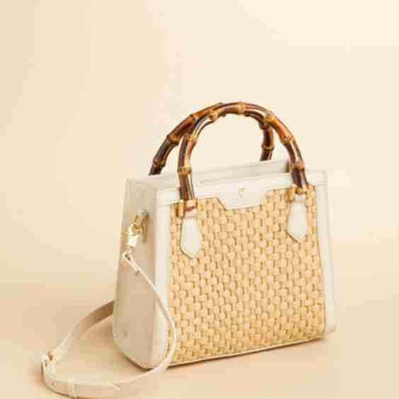 Bamboo Straw Satchel