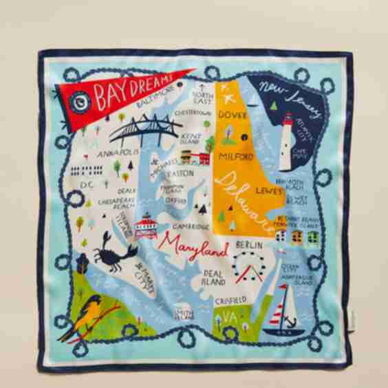 Bay Dreams Silk Scarf