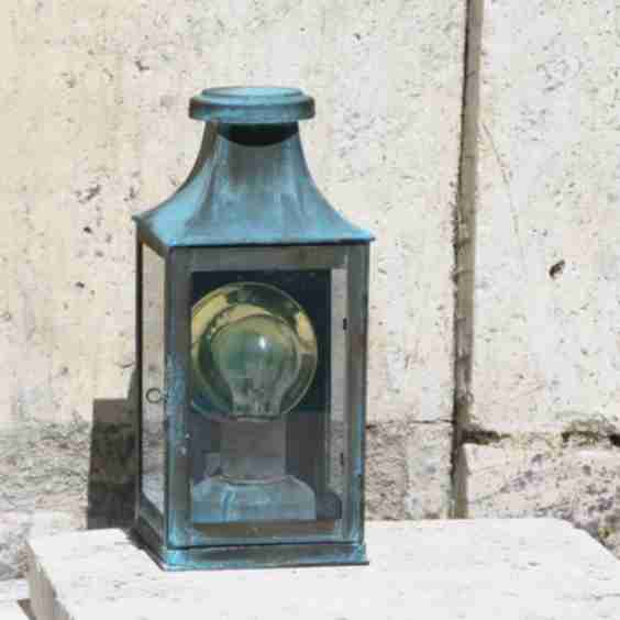 Phare Wall Lantern Verdigris